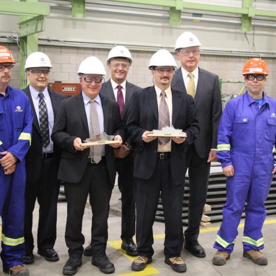 Legacy of Royal Canadian Navy veteran was honoured as steel cutting for the second Arctic and Offshore Patrol Ship (AOPS), the future HMCS Margaret Brooke, commenced.