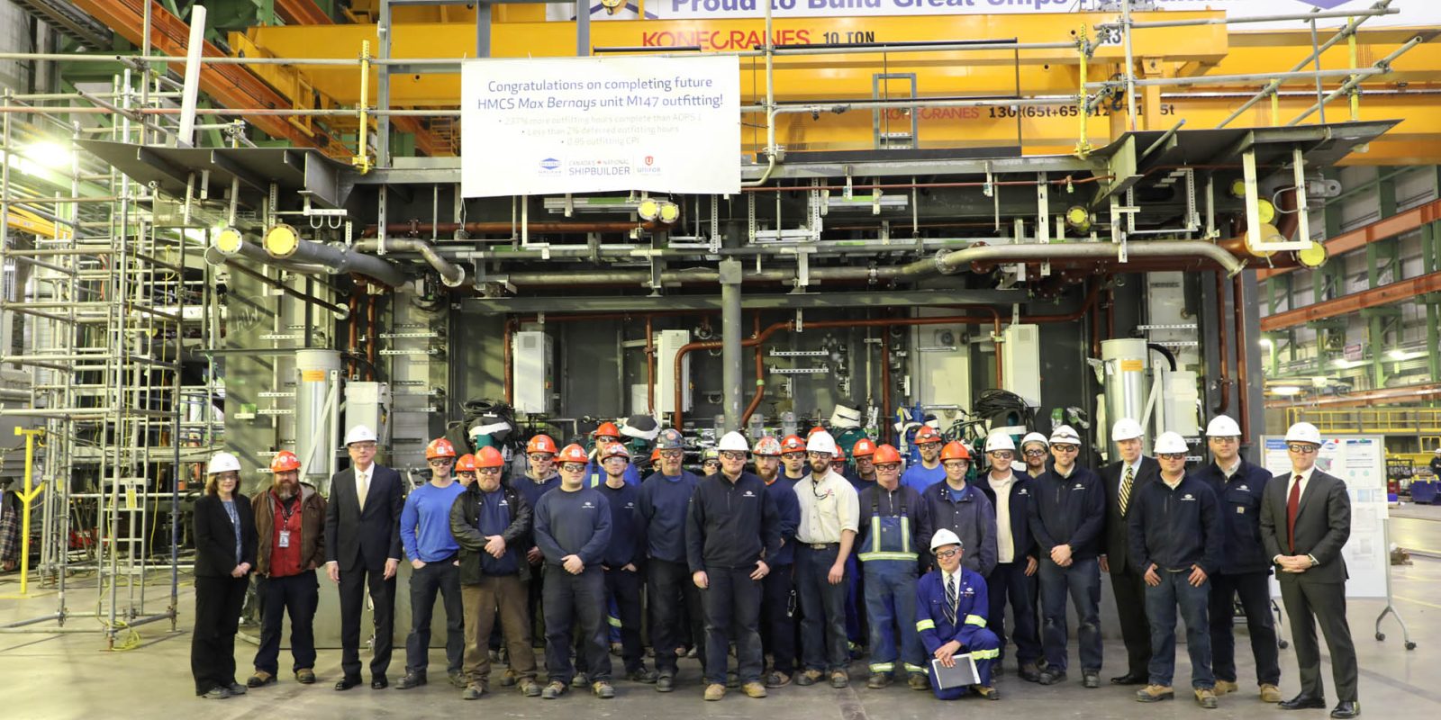 AOPS 3 Forward and Aft Machinery Room Outfitting - Irving Shipbuilding