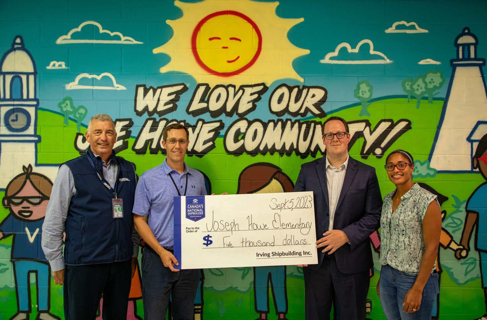 Joseph Howe Elementary School 2023 Donation